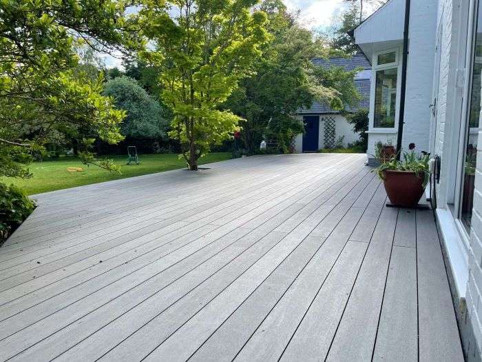 Garden-decking-installation-in-back-garden Garden decking installation in back garden